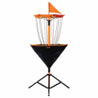 Franklin Metal Chain Disc Golf Target - Black/Orange