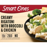 Smart Ones Creamy Rigatoni Pasta with Broccoli & Chicken Frozen Meal Perspective: Main