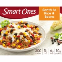 Smart Ones Zucchini Zesty Green Chile Sour Cream Sauce & Mozzarella Cheese Santa Fe Rice & Beans