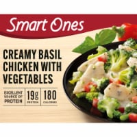 Smart Ones Chicken with Broccoli Red Peppers & Creamy Basil Parmesean Sauce Frozen Meal Perspective: Main