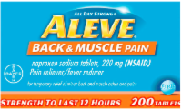 Aleve Back & Muscle Pain Tablets 220mg