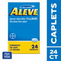 Aleve® Naproxen Sodium Pain Reliever Caplets 220mg