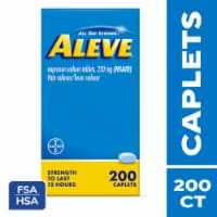 Aleve® Pain Relief & Fever Reducer With Naproxen Sodium Caplets 220mg