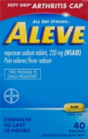 Aleve® Naproxen Sodium Pain Reliever/Fever Reducer Gelcaps 220mg