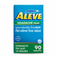 Aleve® Naproxen Sodium Pain Reliever and Fever Reducer Tablets 220mg Perspective: Main
