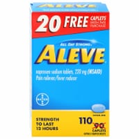 Aleve® All Day Strong® Naproxen Sodium Pain Reliever and Fever Reducer Tablets Perspective: Main