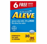 Aleve® Naproxen Sodium Pain and Fever Relief Tablets Perspective: Main