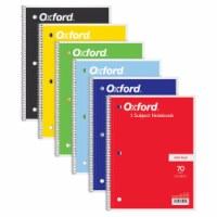 1-Subject Notebook, 8  x 10-1/2 , Wide Rule, 70 Sheets