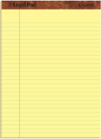 Tops™ The Legal Pad Writing Pads - Canary Yellow