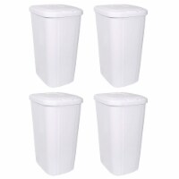Hefty Touch Lid Trashcan - White