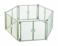 North States Superyard Classic Infant Play Yard - Light Gray Perspective: Main