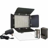 Vidpro Led-330x Varicolor Studio Video Lighting Kit For Canon Camcorder And Studio