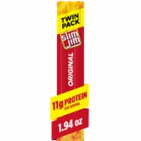 Slim Jim Smoked Meat Sticks Original Flavor Perspective: Main