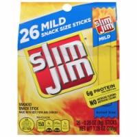 Slim Jim® Mild Smoked Snack Meat Sticks Perspective: Main