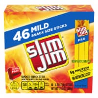 Slim Jim® Mild Flavor Snack-Sized Smoked Meat Stick Multipack Perspective: Main