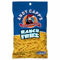 Andy Capp's Ranch Fries Flavored Corn & Potato Snacks Perspective: Main