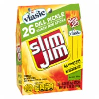 Slim Jim® Vlasic® Dill Pickle Snack Size Meat Sticks Perspective: Main
