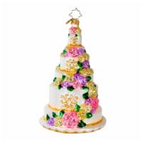 Christopher Radko Six-Tier Celebration Wedding Cake Ornament Christmas 1020789