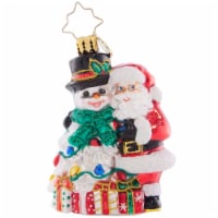 Christopher Radko Christopher Radko A Frosty Duo Gem Glass Christmas Ornament 1021403