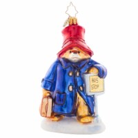 Christopher Radko Christopher Radko One-Way Ticket To Paddington Glass Christmas Ornament