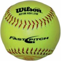 Olympia Sports BA220P Wilson ASA Synthetic Leather Cork Fast Pitch Softball - 12 in.