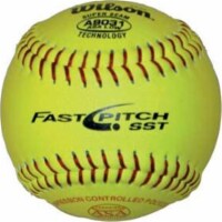 Olympia Sports BA232P Wilson ASA Polycore Fast Pitch Softball - 12 in. Yellow