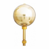 Annin Flagmakers Ball Ornament,Aluminum,Gold  800051