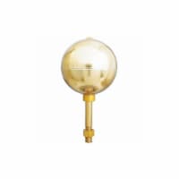 Annin Flagmakers Ball Ornament,Aluminum,Gold  800052