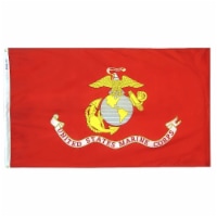 Annin Flagmakers U.S. Marine Corps Military Flag - Red/White Perspective: Main