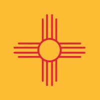 New Mexico State Flag 3x5 ft. Nylon SolarGuard Nyl-Glo Perspective: Main