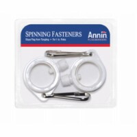 Annin Flagmakers 241618 1.25 in. Rotating Flag Pole Ring - Pack of 2