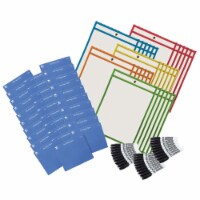 Charles Leonard  Dry Erase Pocket - Classroom Pack - Set of 30