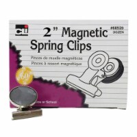 Magnetic Spring Clips, 2 , 12/Box