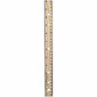 Charles Leonard Inc Wood - Beveled With Metal Ruler