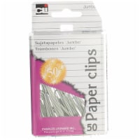 Baumgartens Plastic Paper Clips Sampler Assorted Sizes 315/BX AST