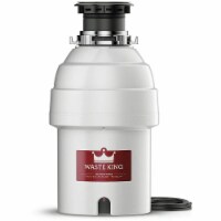 Waste King L-8000 1 HP Garbage Disposal - Continuous-Feed