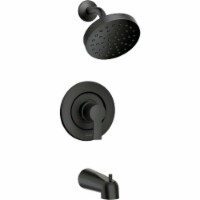 Moen Rinza Matte Black Single-Handle Posi-Temp Tub & Shower Faucet 82628BL