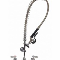 Dominion Commercial Faucets Gooseneck,Chrome,Brass,1.6gpm  77-9010PR