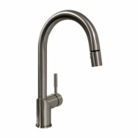 Concinnity Faucets 500100-SNI Pull-Down- Single Side Lever Hole Kitchen Set - Satin Nickel