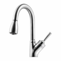 Concinnity Faucets 500120-ORB Pull-Down- Single Side Lever Hole Kitchen Set - Oil Rubbed Bron