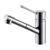Concinnity Faucets 500360-SNI Pull-Out- Single Lever Hole Kitchen Set - Satin Nickel