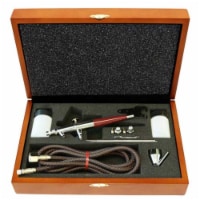 Paasche VL-3W Wood Box Set with All Three Heads for VL Airbrush