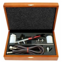 Paasche VLST-3W Wood Box Set with All Three Heads for VLSTPRO Airbrush