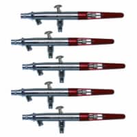 Paasche MIL-6P 0.74 mm Double Action Airbrush with Medium Head for MIL - Pack of 6