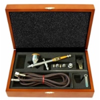 Paasche TG-3W Double Action Gravity Feed Airbrush with Wood Case