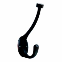 Amerock 5-1/2 in. L Bronze Zinc Medium Pilltop Coat and Hat Hook 1 pk Amerock 5-1/2 in. L Bronze Zinc Medium Pilltop Coat and Hat Hook 1 pk