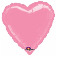 Loftus International A1-2806 18 in. Metallic Pink Heart HX Balloon Perspective: Main