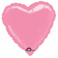 Loftus International A1-2806 18 in. Metallic Pink Heart HX Balloon Perspective: Main