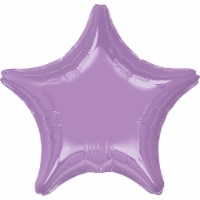Anagram Lavender Star Mylar Balloon (each) Perspective: Main