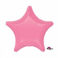 Anagram 82727 19 in. BRT Bubblegum Pink Star Balloon Perspective: Main